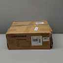 LAATOOREE Nightstands Set of 2, Small Side Table, Bedside Table with Fluted Door, Solid Wood Feet; Modern Mid-Century End Table for Bedroom, Small Space (Natural)