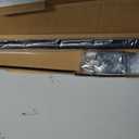 Ivilon Drapery Window Curtain Rod - End Cap Style Design 1 Inch Pole. 48 to 86 Inch Color Black