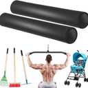 Taeku Foam Handle Grip Covers, 1 Pair Anti-Slip NPVC Tubing Sleeves Comfort Grip for Fitness Equipment, Garden Tools, Stroller Handles