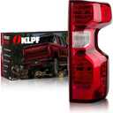 OKLPF Rear Brake Tail Lights Compatible With 2019 2020 2021 2022 2023 2024 Chevy Silverado 1500 2500HD 3500HD,Replacement Red Taillight Assembly,Included Bulbs and Harness,Right Passenger Side