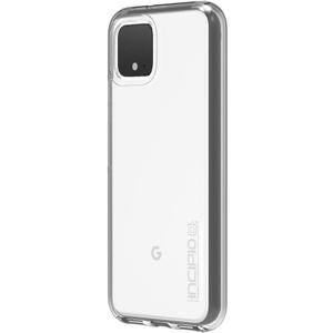 Incipio DualPro Case for Google Pixel 4 - Google Certified Protective Cover (Clear) [Extremely Rugged I Shock Absorbing I Hybrid] - GG-083-CLR