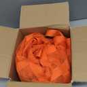 Kaskawise SUV Car Ceiling Cargo Net with Adhesive Straps, Double-Layer Mesh Car Roof Net Storage for Truck, Van, Travel Long Road Trip Camping Interior Accessories 39.3 X 23.6 Inch, Orange