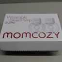 Momcozy Hands-Free Breast Pump S12 Pro, Wearable & Portable Pump with Soft DoubleFit Flange, 3 Modes | 9 Levels Double Electric Pump, Smart Display, 24mm, 2 Pack, Cozy White