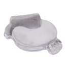 My Brest Friend Super Deluxe Nursing Pillow - Enhanced Comfort & Ergonomic Breastfeeding Pillow for Ultimate Support for Mom & Baby - Adjustable and with Handy Side Pocket, Sandstone