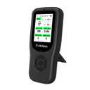 LifeBasis Air Quality Monitor Indoor, 11-in-1 Air Quality Detector with Stand, Real-Time Air Meter Test AQI, PM1.0, PM2.5, PM10, CO2, TVOC, HCHO, Particles, Temperature and Humidity, Dual Alert -Black