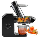 Cold Press Juicer Machine | 3 Inch Wide Chute | High Nutrition & Juice Yield | 3 Juicer Modes | Easy to Clean | Slow Masticating Juicer for Vegetables and Fruits [Black]