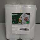 Bonsenkitchen Vacuum Sealer Bags, 8" x 50' Rolls 2 pack for Food Storage Saver, Bpa Free, Heavy Duty, Commercial Grade Textured Food Roll, Customized Size Bag for Sous Vide Cooking,VB3209