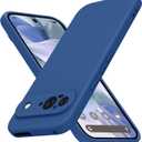 JUNAUTTB for Google Pixel 9 Case Liquid Silicone,Soft TPU Protective Case,for Google Pixel 9 Shockproof Protective Case Full Body Protective, Slim Fit Durable 6.3inch Blue JUS21-33