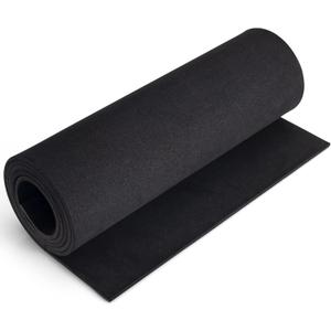 Black Foam Sheets Roll, Premium Large EVA Foam Sheet 13.9" x 59",5mm Thick, Density 86kg/m3 for Halloween Cosplay Costume, Crafts, DIY Projects by MEARCOOH