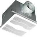 Air King AK150LS Energy Star Deluxe Quiet Series Bath Fan, Medium, 
Product Dimensions	14.5"D x 14.5"W x 10.38"H