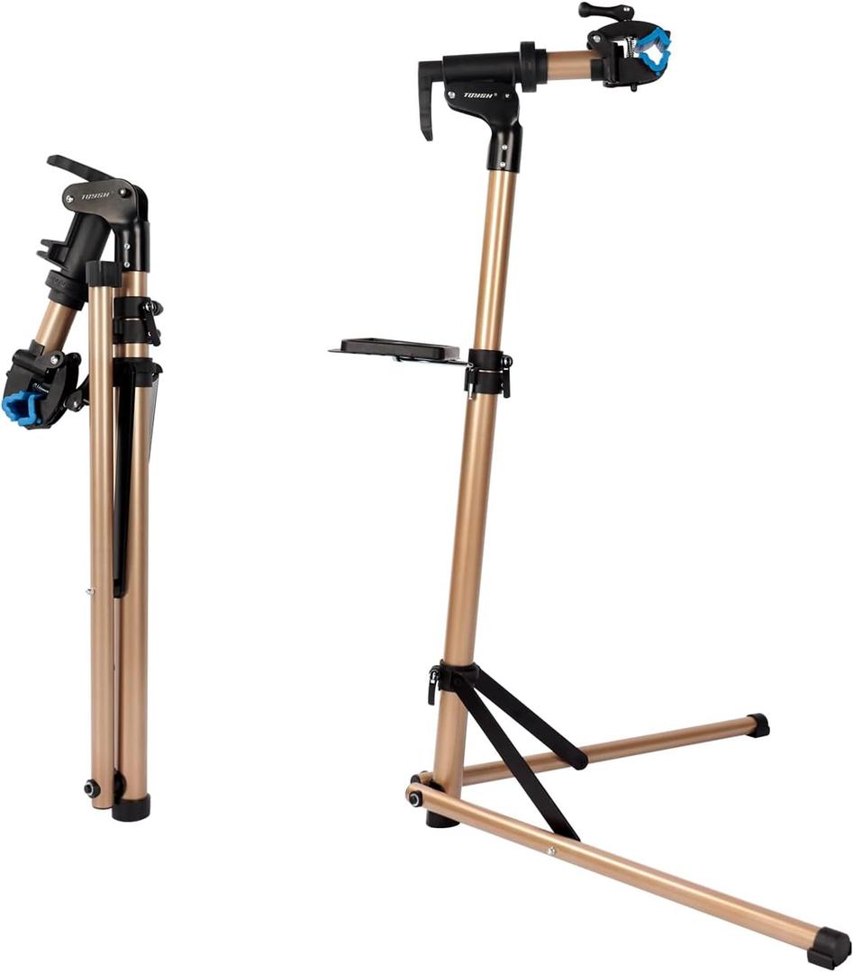 Bike Repair Stand -Shop Home Bicycle Mechanic Maintenance Rackbike rack (goldentwo legs) Bike Repair Stand -Shop Home Bicycle Mechanic Maintenance Rackbike rack (goldentwo legs)