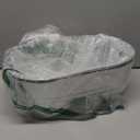 2 Pack Galvanized Ice Bucket 4 Gallon Galvanized Tub Ice Bucket for Parties Metal Beverage Buckets with Handles Wine Beer Champagne Vintage Buckets for Cocktails Mimosa Bar Supplies with Scoops (Silver)