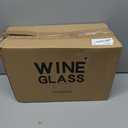 YANGNAY Wine Glasses (Set of 8, 17 Oz), Clear Wine Glasses for Red Wine, Smooth Rim, Dishwasher Safe