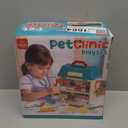 Lehoo Castle Veterinarian Playset for Kids, Pet Vet Toys Doctor Kit for Toddlers 3-5, Critter Clinic Toy with Keys, Pet Care Playset Hospital, Pretend Play Toy for Toddlers 1-3