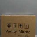 12" x14" Vanity Mirror with Lights,LED Makeup Mirror with Lights, Light up Makeup Mirror with 3 Color Modes, Dimmable Memory Function, Lighted Mirror Makeup for Desk, Travel,White