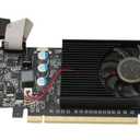 Computer Graphics Card, 1GB 64bit GDDR3 589MHz 1000MHz PCIE 2.0 Gaming Graphics Cards, with HD MI,DVI,VGA Interface, Single Cooling Fan, for DirectX10.1