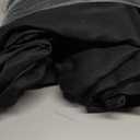 Black Linen Curtains 102 inches Long for Bedroom Back Tab Light Filtering Privacy Semi Sheer Black Curtains Living Room Boho Rustic Farmhouse Cotton Textured Gauze Curtain 2 Panel Set