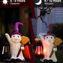 Qeeman Ghost Statues for Garden Decor : Halloween Waterproof Outdoor Decorations Yard Art Resin Figurines for Patio Balcony Porch Lawn Ornaments