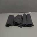 SearchI Bar Stool Covers Set of 4, Stretch Washable Barstool Seat Covers, Counter Height Chair Covers for Kitchen Dining Room Cafe (Pure Grey)