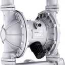 VEVOR Air Operated Double Diaphragm Pump, 44GPM, Max 115PSI Air Waste Oil Pneumatic Transfer Pump with 2 Extra Diaphragms, 1-1/2 inch Inlet & Outlet Aluminum Alloy Diaphragm Pump for Diesel Grease Oil