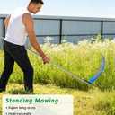 27" Scythe for Grass Cutting with 27" Steel Blade & 62" Handle