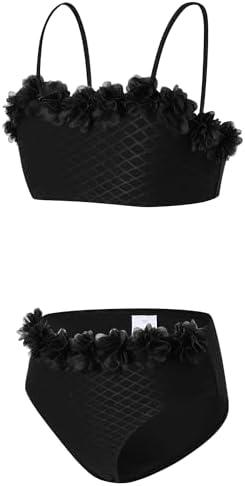 J.E Sterguard Girls Two 2 Piece Swimsuits Teen Bikini Girls' Swimwear Girl Swimsuits Size 10Y