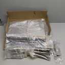 Hiorucet Grill Replacement Parts for Brinkmann 810-4580-S, 810-4580-SB, 810-4580-F Models, Stainless Steel Grill Grates, Burner Tubus, Porcelain Steel Heat Plates for Brinkmann Grill Parts 810-4580-S