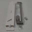 Towel Bar, Adjustable 14.4inch - 25.2inch Towel Rack, Self Adhesive & Wall Mounted for Bathroom Kitchen Hand Towel Holder Cloths Hanger SUS 304 Stainless Steel Organizer Single Bar (1, Chrome)