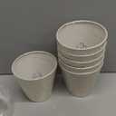 6 PCS Chandelier Shades, Mini Barrel Clamp-On Shades, Natural Linen Mini Lampshades, Suitable for Home, Caf, Restaurant and Hotel Decor