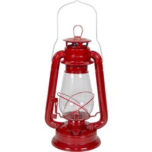 Stansport 12" Hurricane Lantern (127), 12inch, Red