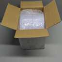 U-QE 100 Pieces Clear Plastic Plates - Clear Disposable Plates - Premium Hard Plastic Plates for Party, Holiday and Party Use Including 50 Dinner 10 '' & 50 Dessert Platos 7.5 ''