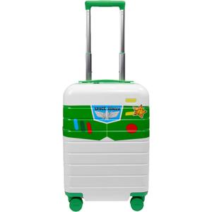 Away Toy Story 5 Kids Carry-On Luggage, 19-inch Lightweight Suitcase | Durable Hardside Shell, Premium 360 Spinner Wheels, Compression System, TSA-Approved Lock, Buzz Lightyear Purple, 19.1" x 12.8" x 8.9"
