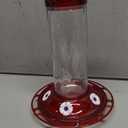 PERKY PET GLASS HUMMINGBIRD FEEDER 209B, Red
