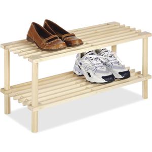 Whitmor 2 Tier Wood Household Shelves (6026-3562)