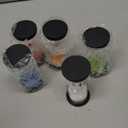 EMDMAK Sand Timer Colorful Hourglass Sandglass Timer 1 min/3 mins/5 mins/10 mins/15 mins/30 mins Sand Clock Timer for Games Classroom Home Office(Pack of 5)