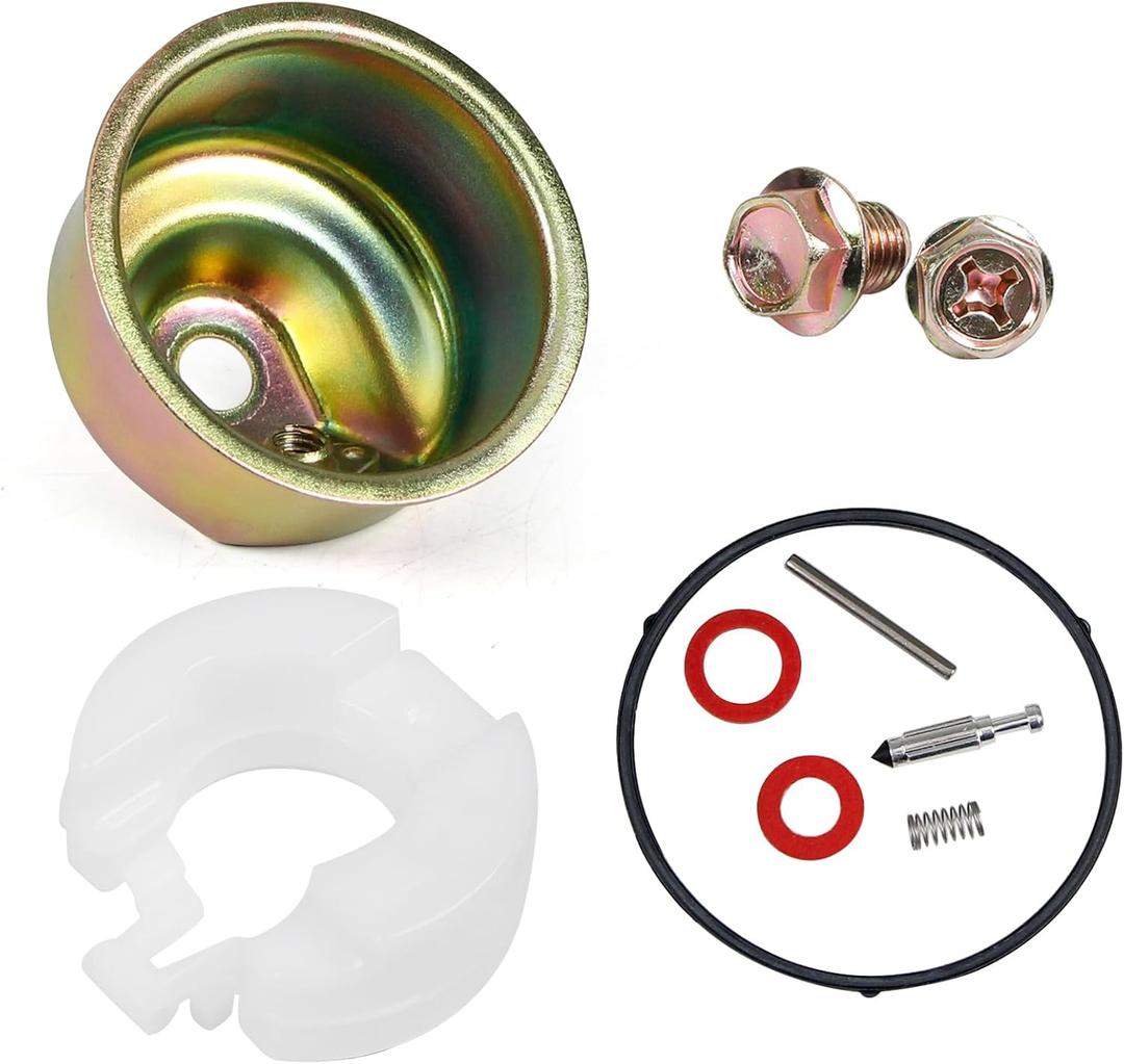GX120 Carburetor Float Bowl Chamber Kit for Honda GX120 GX160 GX200 Needle Bowl Float Gasket Seal Pin