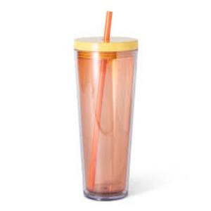 Everyday Living Tumbler Coral Plastic And Silicone 26 Oz