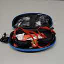 Robee Swimming Goggles, Adult Polarized Swim Goggles for Men Women Youth, Water Pool Glasses (Black/Red, Smoke, Polarized + Cap)