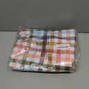 Heavy Duty Vinyl Tablecloth with Flannel Backing Waterproof Oil-Proof Plastic Table Cloth Stain-Resistant Wipeable Rectangle or Square Table Cover for Indoor and Outdoor (Color Checkered60x102 Inch)