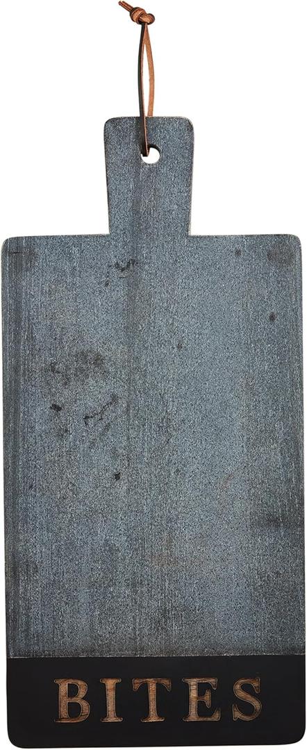 Mud Pie Long Black Sentiment Board; 24" x 10"