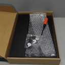 Cologne Organizer for Men, 12 Inch Wood Cologne Stand 4 Tier Perfume Organizer for Dresser, Versatile Step Display Stand Shelf for Fragrance, Skincare, Figurine, Dessert, 1 Set Black