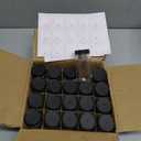 Clear Glass Vial 20pcs with white, leak-proof Glass Bottle Sealed Sample Vials
