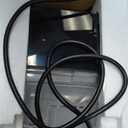 EUHOMY Nugget Ice Maker Countertop with Handle, Ready in 6 Mins, 34lbs Per Day, Removable Top Cover, Auto-Cleaning, Portable Sonic Ice Maker with Basket and Scoop, for Home/Party/RV/Camping (Silver) (Steel Light Silver)