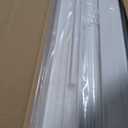 DEZ FURNISHINGS Cordless 2" Faux Wood Blind, 41" W x 72" H, White
