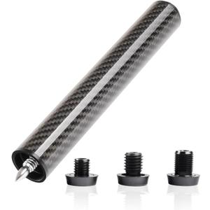 KONLLEN Pool Cue Extension 2'' 3'' 4'' 6'' 8'' 12'' Carbon Fiber Billiard Cue Extension Billiard Accessories for Pool Sticks