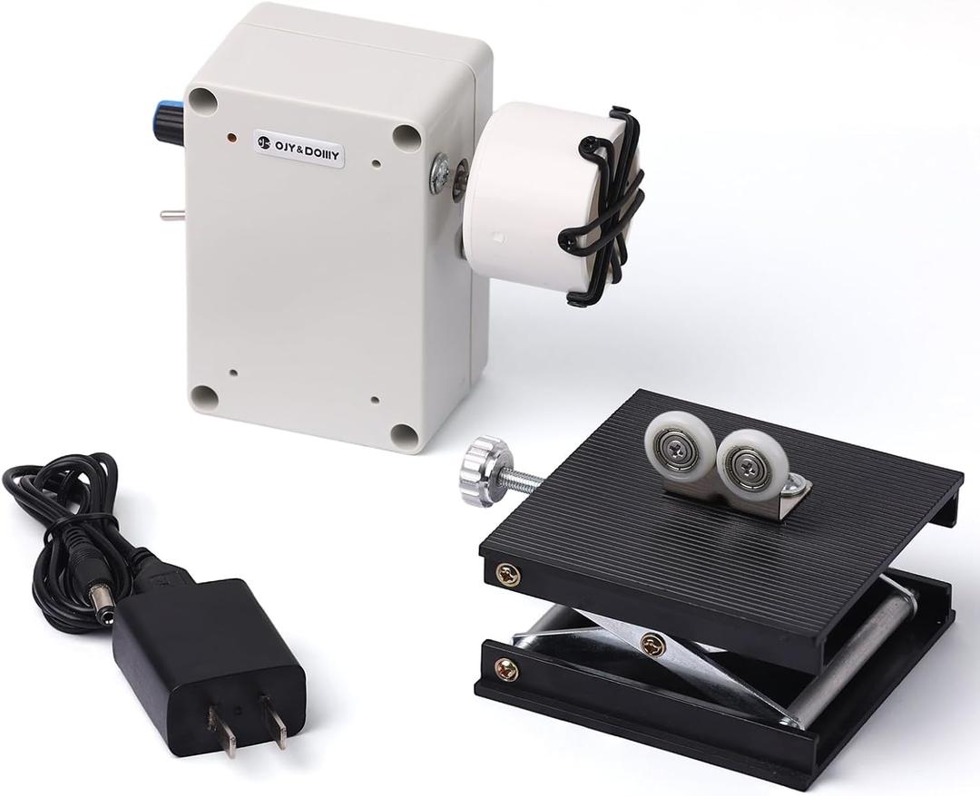 OJYDOIIIY Fishing Rod Repair Kit,Rod Building Kit and Supplies,Wrapping and Winding Machine for Epoxy Drying