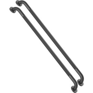 2 Pack 36 Inch Anti Slip Shower Grab Bar Oil Rubbed Black 1.25" Diameter,Munzong Bathroom Grab Bar, Knurled Bathroom Balance Bar,Safety Hand Rail Support Handicap Elderly Senior Assist Bath Handle