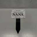 In Loving Memory Nana Memorial - Granite Stone Effect Plaque On Stake