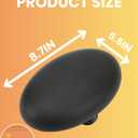 Noseless Bike Saddle for Men Women, Wide Shock Absorbing Bicycle Seat with Comfort Foam, Universal Fit for Mountain, Folding, Road, Exercise and Stationary Bikes