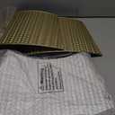 EIMMBD Metal Christmas Tree Collar, 28 Inch Christmas Tree Collar Basket Skirt for Large Christmas Tree, Artificial Tree Skirt Holiday Christmas Decorations Indoor Outdoor(Champagne Gold)